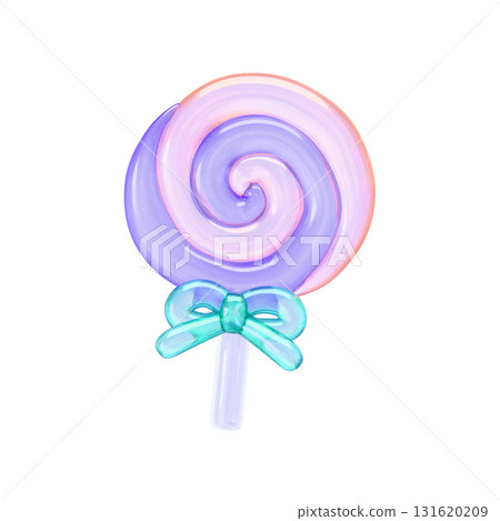 透明糖果3D插圖 131620209