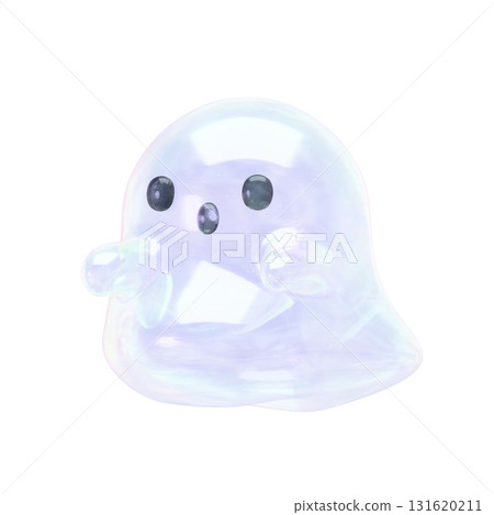 透明幽靈的 3D 插圖 131620211