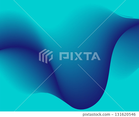 blue fluid abstract wave gradient background 131620546