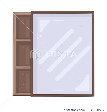 Illustration of bathroom cabinet Illustration of bathroom cabinet 131620577