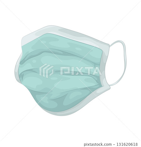 Illustration of face mask Illustration of face mask 131620618