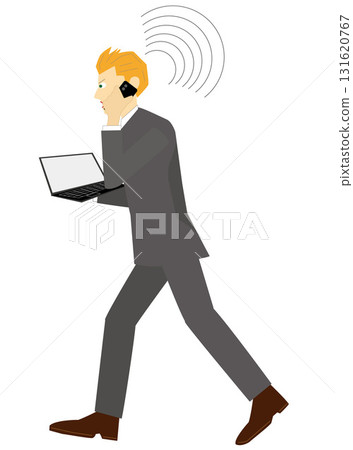 Business people working using mobile devices. 131620767