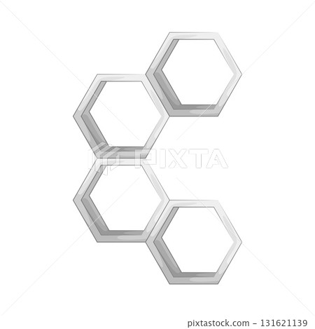 Illustration of wall shelves  131621139