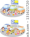 Traffic Safety (Do not play in parking lots, check your surroundings before leaving, children) 131621720