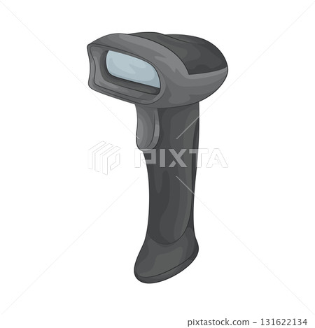 Illustration of barcode scanner Illustration of barcode scanner 131622134