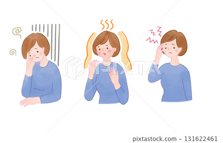 更年期婦女症狀圖解 更年期障礙 131622461