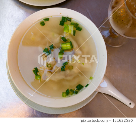 National dish of Chinese cuisine soup albondigas 131622580