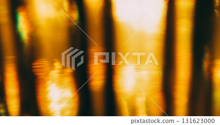 Blur glow. Yellow light. Defocused bright orange color optical gleam texture vibrant flash on abstract illuminated bokeh background. Blur glow. Yellow light. Defocused bright orange color optical gleam texture vibrant flash on abstract illuminated bokeh background. 131623000