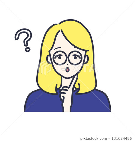 Cute female face illustration Cute female face illustration 131624496
