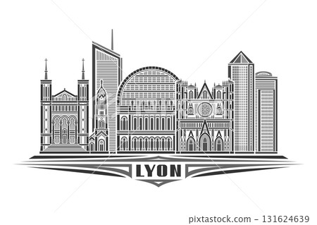 Vector illustration of Lyon 131624639