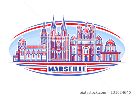 Vector illustration of Marseille 131624640