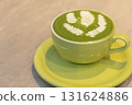 Matcha at a cafe 131624886