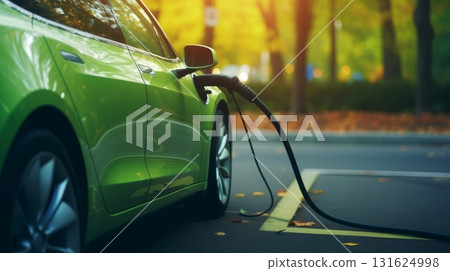 Sustainable transportation  electric vehicle charging, promoting environmental conservation 131624998