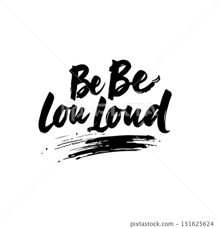Be Be Lou Loud Artistic Expression in Black Ink Typography Design Be Be Lou Loud Artistic Expression in Black Ink Typography Design 131625624