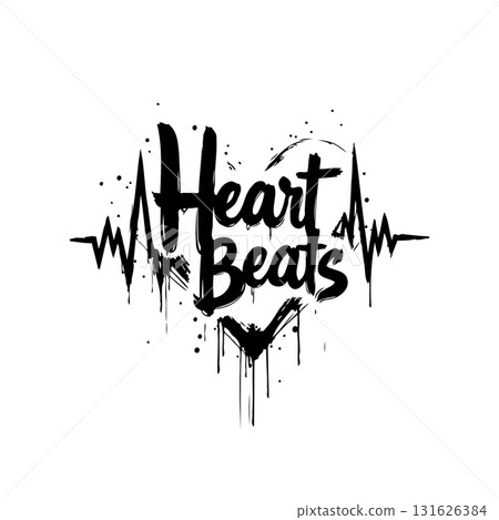 Heartbeats Symbolism: A Graphic Representation of Life and Emotional Resonance 131626384