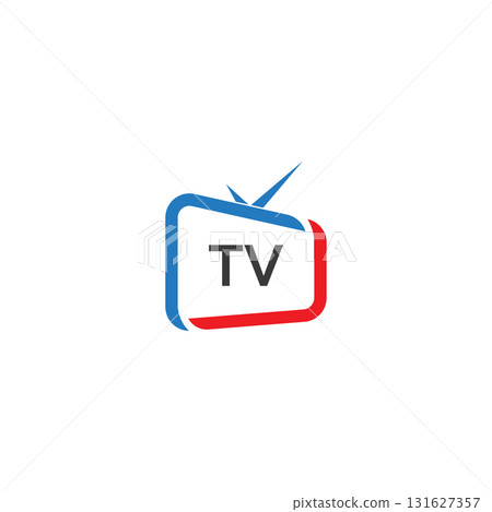 tv or television logo vector icon vector tv or television logo vector icon vector 131627357