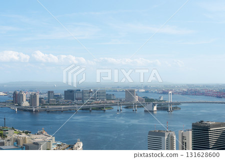 Urban landscape with skyscrapers 131628600