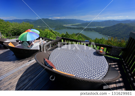 Round sofa terrace at Rainbow Line Summit Park, Mikata Five Lakes (Mihama-cho, Mikata-gun, Fukui Prefecture) Round sofa terrace at Rainbow Line Summit Park, Mikata Five Lakes (Mihama-cho, Mikata-gun, Fukui Prefecture) 131629981