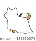 Shiba Inu in Halloween costume 131630074