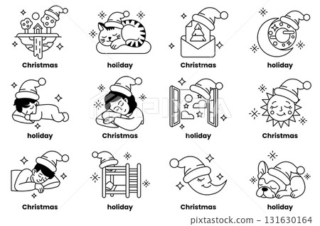 A set of 12 images of people and animals in various poses A set of 12 images of people and animals in various poses 131630164