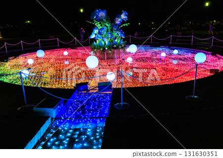 點亮東京都足立區舍人公園噴泉廣場（花與光運動） 131630351