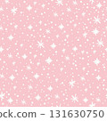 粉紅色和白色星形無縫圖案 131630750