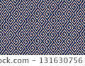 geometric rhombus shape ikat pattern seamless background 131630756