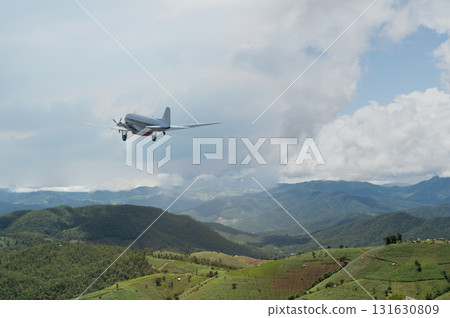 Fighter jet flies through the sky on technology background Fighter jet flies through the sky on technology background 131630809