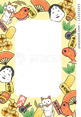 吉祥手繪框 131631033