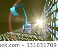 A 3DCG image depicting the future of construction, civil engineering, architecture, cutting-edge heavy machinery, ICT, and more, using sunlight and halos. A 3DCG image depicting the future of construction, civil engineering, architecture, cutting-edge heavy machinery, ICT, and more, using sunlight and halos. 131631709