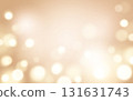 Warm Beige Bokeh Light Background with Soft Glow, Elegant Abstract Blur for Wedding or Wellness Theme 131631743