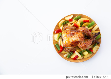 Roast chicken 131631838