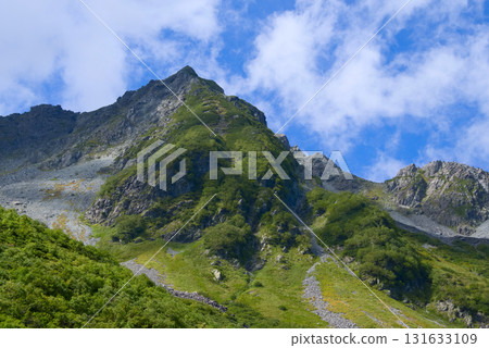 從北阿爾卑斯山的唐澤眺望北穗高山的南脊 131633109