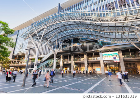 福岡博多站博多口晨景 福岡博多站博多口晨景 131633319