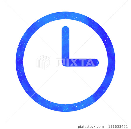 Blue starry sky | Clock icon Blue starry sky | Clock icon 131633431