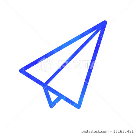 Blue starry sky | Paper plane icon Blue starry sky | Paper plane icon 131633451