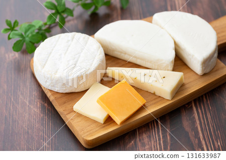 A collection of various cheeses 131633987