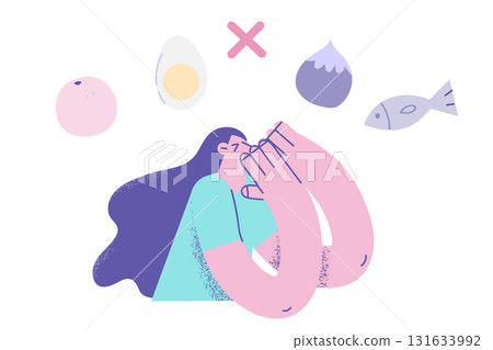 Allergy and special food diet concept 131633992