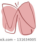 Abstract Butterfly Design Element 131634005