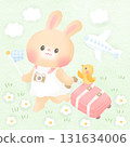 Travel_Rabbit with carry bag Travel_Rabbit with carry bag 131634006