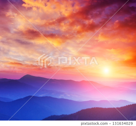 beautiful mountains landscape beautiful mountains landscape 131634029