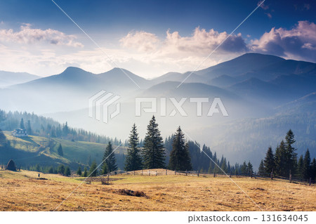 magical mountains landscape 131634045