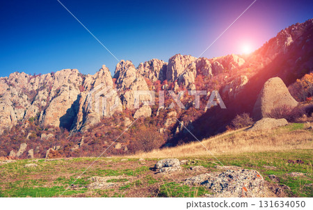beautiful mountains landscape 131634050