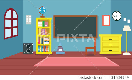 Colorful Kindergarten Learning Space Colorful Kindergarten Learning Space 131634959