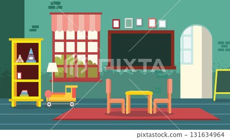 Learning Through Play Vibrant Preschool Environment 131634964