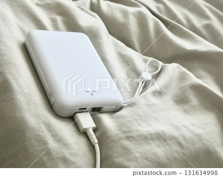 White mobile battery White mobile battery 131634998