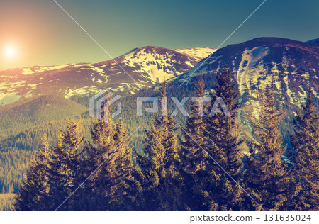 magical mountains landscape magical mountains landscape 131635024