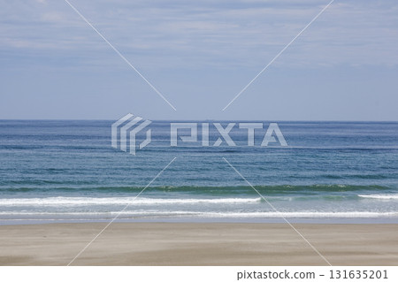 Numanouchi Beach in Iwaki City, a long sandy beach Numanouchi Beach in Iwaki City, a long sandy beach 131635201