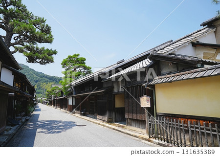 Shiga, Omihachiman, Omi Merchant Street, Mori Gorobei Residence (Shinmachi Street, northeast direction) (Summer) Shiga, Omihachiman, Omi Merchant Street, Mori Gorobei Residence (Shinmachi Street, northeast direction) (Summer) 131635389