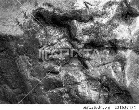 灰階石膏牆紋理 131635474